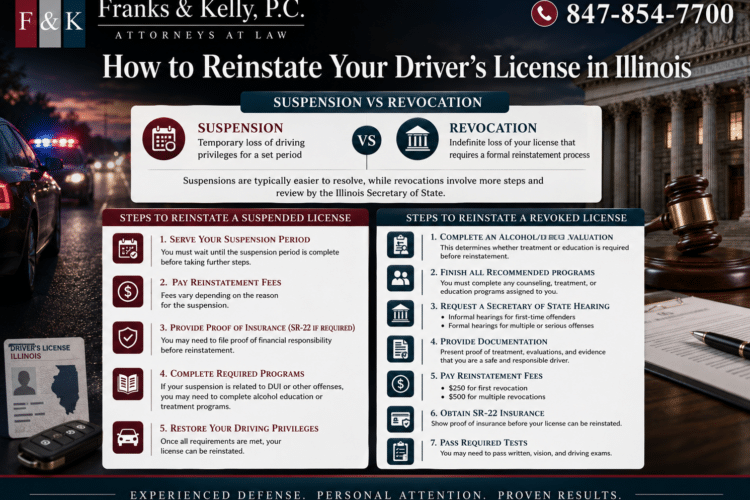 How to Reinstate Your Driver License in Illinois